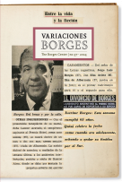 cover of issue 56 of Variaciones Borges with magazine cover of Borges's love life